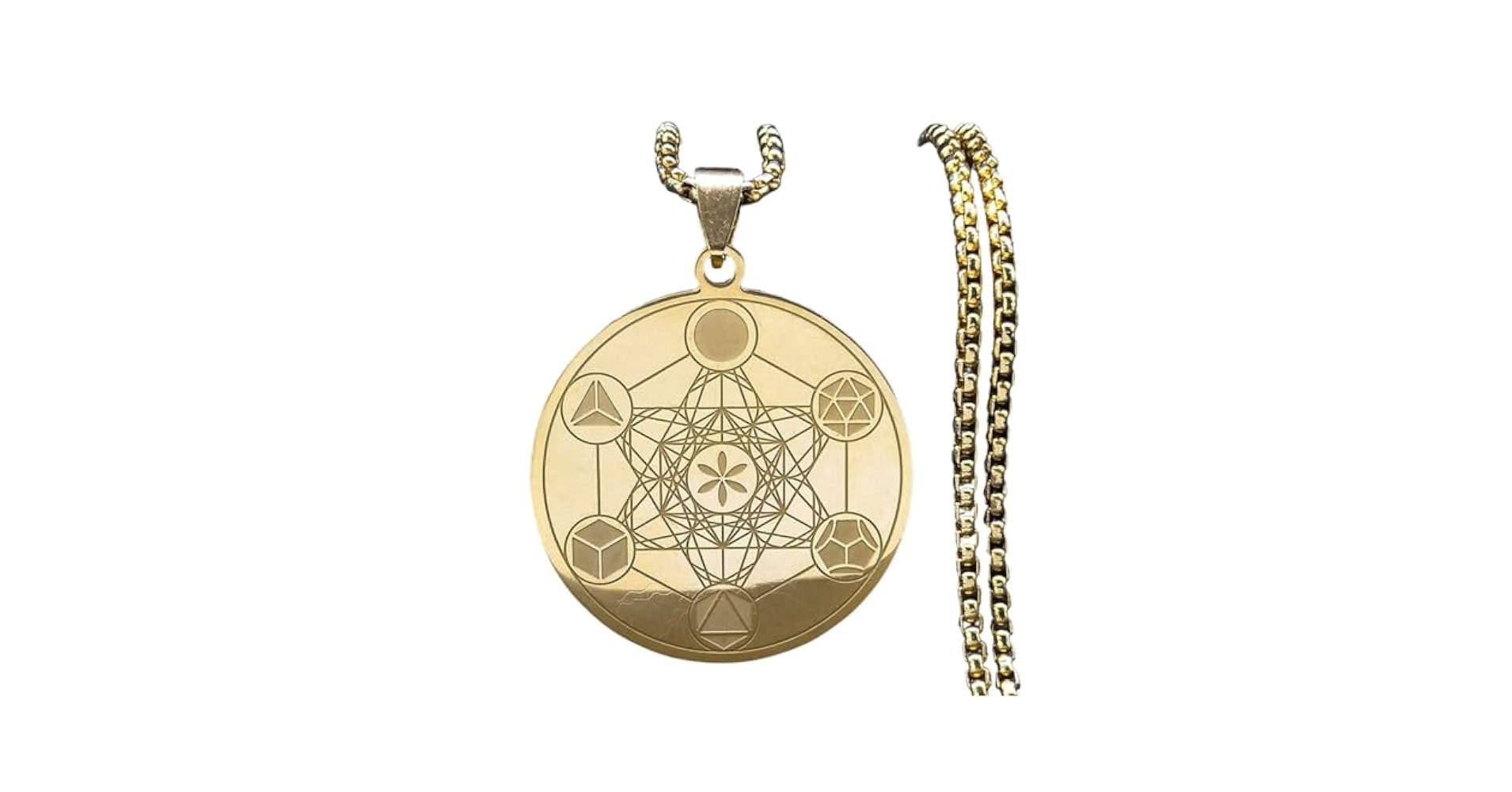 Amazon.com: MITHOUSE Mysterious Metatron Cube Flower Of Life
